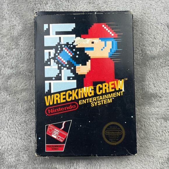 Wrecking Crew Nintendo NES Authentic Original Tested Vintage Video Game CIB